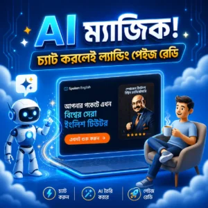 AI দিয়ে সেলস ড্রিভেন ল্যান্ডিং পেইজ তৈরি
